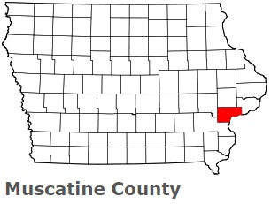 An image of Muscatine County, IA