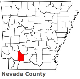 An image of Nevada County, AR