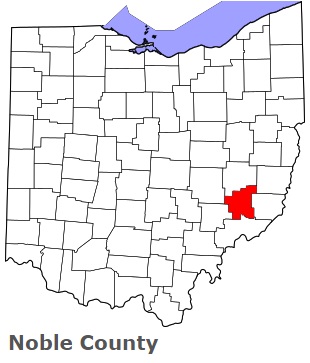 An image of Noble County, OH