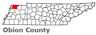 An image of Obion County, TN