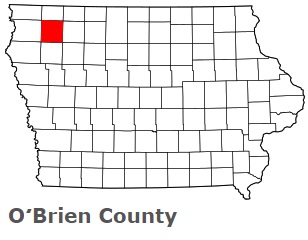 An image of O'Brien County, IA