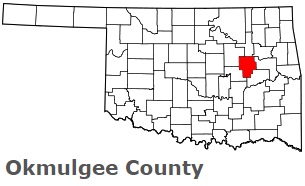 An image of Okmulgee County, OK