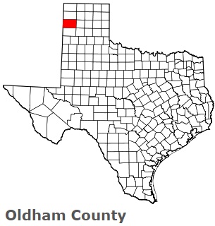 An image of Oldham County, TX