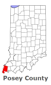 An image of Posey County, IN