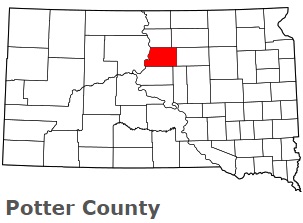An image of Potter County, SD