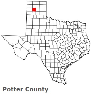 An image of Potter County, TX