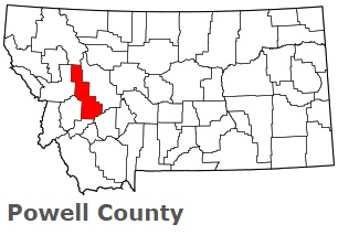 An image of Powell County, MT