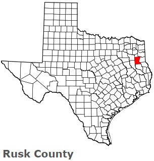 An image of Rusk County, TX