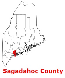 An image of Sagadahoc County, ME