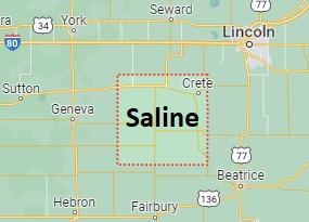 An image of Saline County, NE