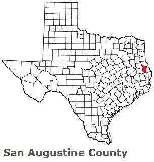An image of San Augustine County, TX