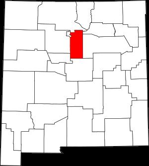 An image of Santa Fe County, NM