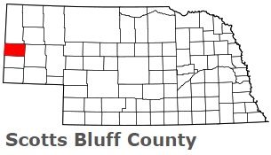 An image of Scotts Bluff County, NE