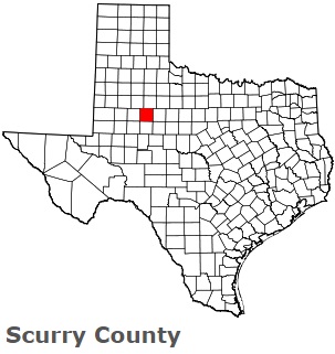 An image of Scurry County, TX