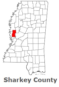 An image of Sharkey County, MS