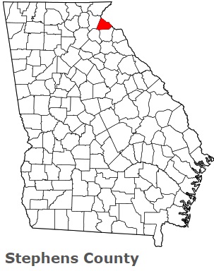 An image of Stephens County, GA