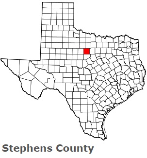 An image of Stephens County, TX