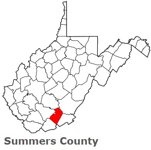 An image of Summers County, WV