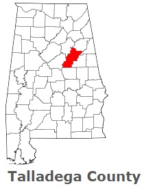 An image of Talladega County, AL