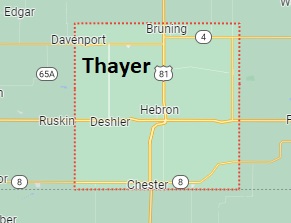 An image of Thayer County, NE