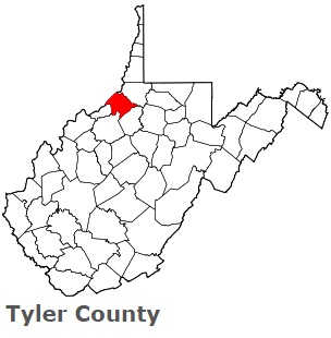 An image of Tyler County, WV