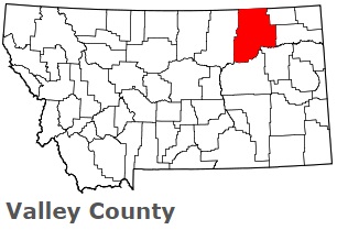 An image of Valley County, MT