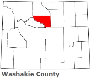 An image of Washakie County, WY