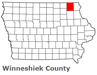 An image of Winneshiek County, IA