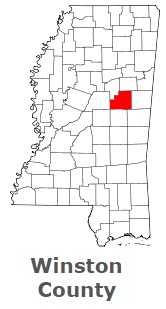 An image of Winston County, MS