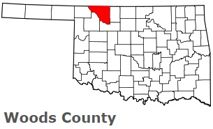 An image of Woods County, OK