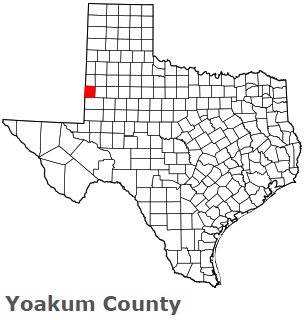 An image of Yoakum County, TX