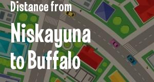 The distance from Niskayuna 
to Buffalo, New York