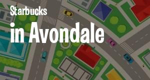 Starbucks in Avondale, Arizona: map of Starbucks coffeehouses locations as of 2025.