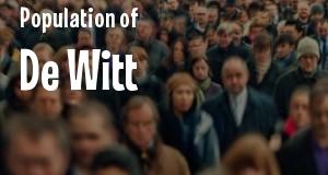 Population of De Witt, NY