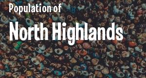 Population of North Highlands, CA