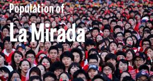 Population of La Mirada, CA