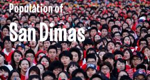 Population of San Dimas, CA