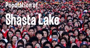 Population of Shasta Lake, CA