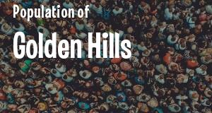 Population of Golden Hills, CA