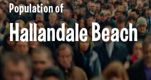 Population of Hallandale Beach, FL