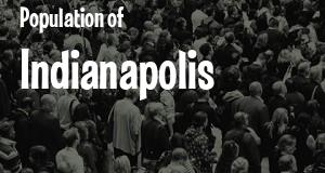 Population of Indianapolis, Indiana as of June 2024. How many people