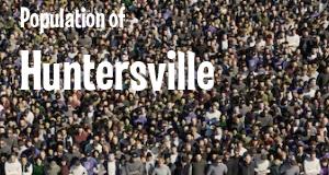 Population of Huntersville, NC