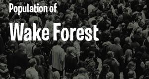 Population of Wake Forest, NC