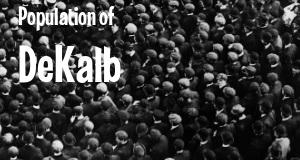 Population of DeKalb, IL