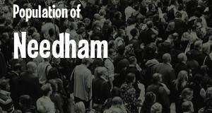 Population of Needham, MA