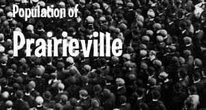 Population of Prairieville, LA