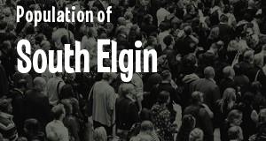 Population of South Elgin, IL
