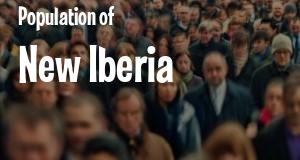 Population of New Iberia, LA