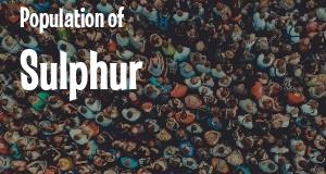 Population of Sulphur, LA