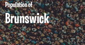 Population of Brunswick, ME